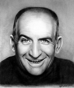 Kresba Louis de Funes