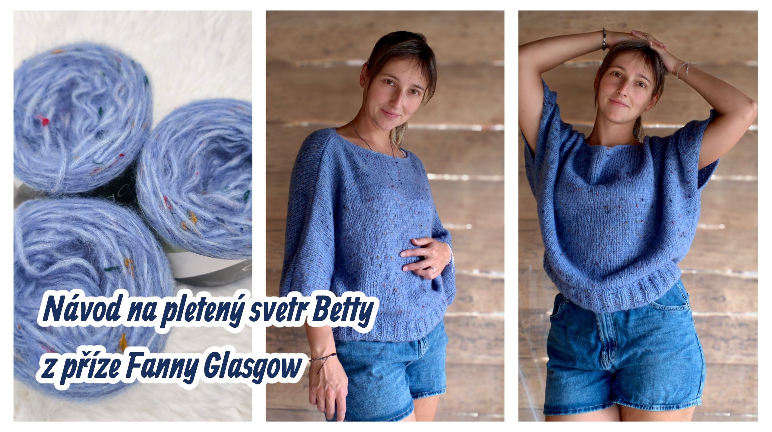 Návod ZDARMA: pletený svetr Betty
