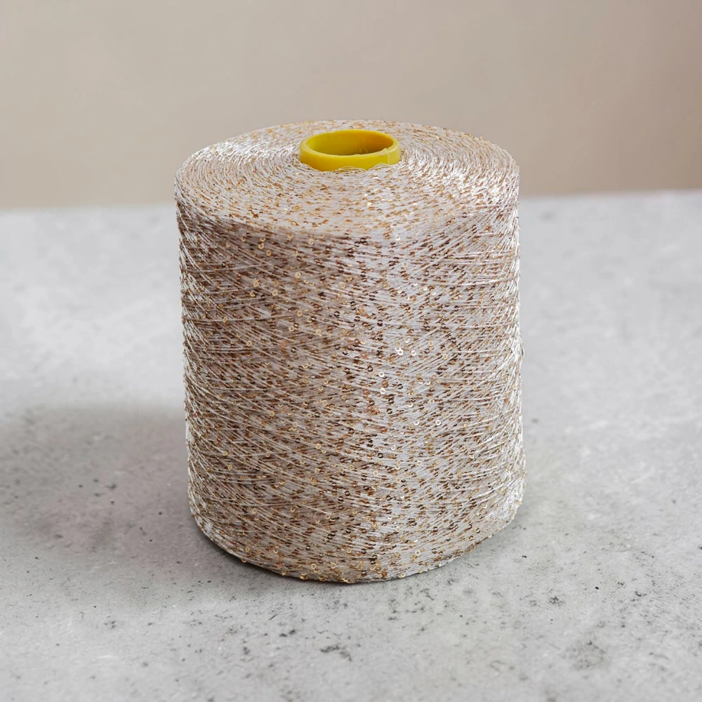 Zářivá třpytivá příze s flitry, 1,1 kg