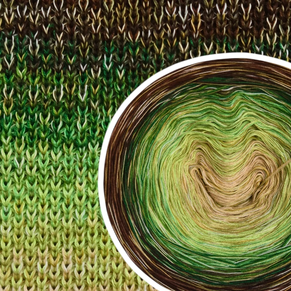Klubíčko Daisy RainbowART 3nitka + bavlněná duhová nitka