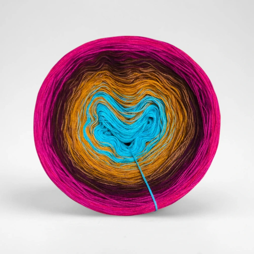 Duhové klubíčko Daisy ART: Podzimní drahokam