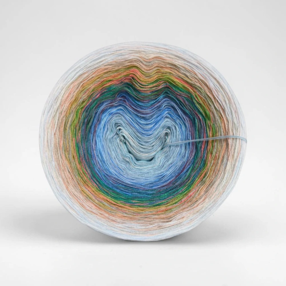 Duhové klubíčko Daisy MONET 4nitka: Dívka se slunečníkem