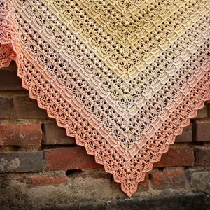 Návod na háčkovaný šátek Cecilia