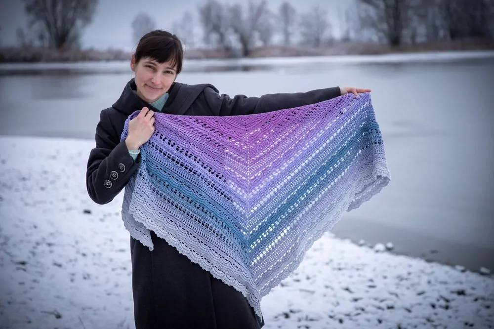 Návod na šátek Rachelle