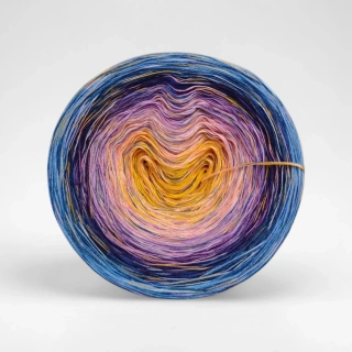 Duhové klubíčko Daisy RainbowART 3 nitka + bavlněná duhová nitka