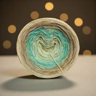 Klubíčko Daisy RainbowART 3nitka + bavlněná duhová nitka