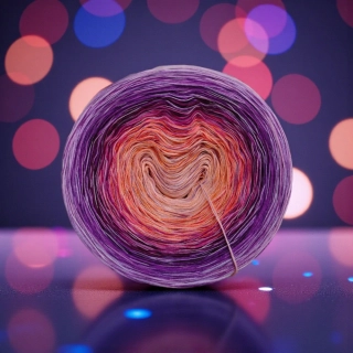 Duhové klubíčko Daisy RainbowART 3nitka + bavlněná duhová nitka