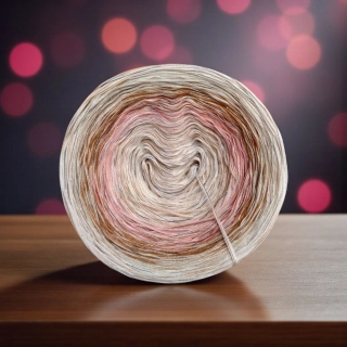 Duhové klubíčko Daisy ART 3+3nitka (s lurexem, viskózou a bavlnou)