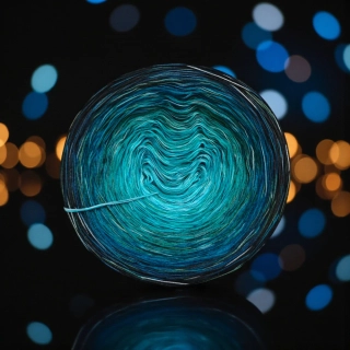 Duhové klubíčko Daisy RainbowART 3nitka + bavlněná duhová nitka