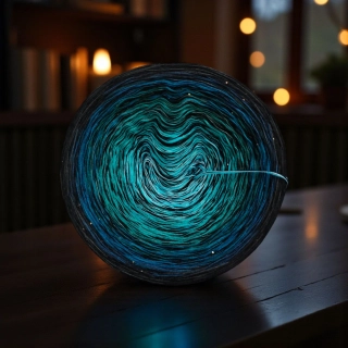 Duhová příze Daisy Star ART 3nitka + příze s flitry