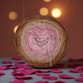 Klubíčko Daisy RainbowART 3nitka + bavlněná duhová nitka