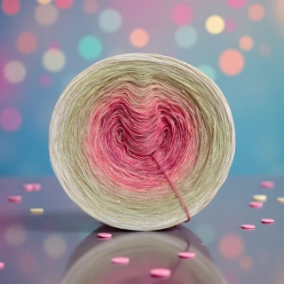 Duhové klubko Daisy LunART 3nitka + lurex