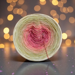 Duhové klubíčko Daisy RainbowART 3nitka + bavlněná duhová nitka