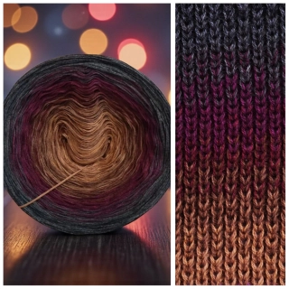 Duhové klubko Daisy ART na háčkování šátků