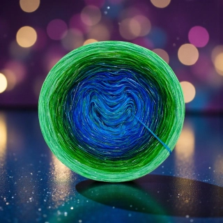 Duhové klubko Daisy LunART 3nitka + lurex