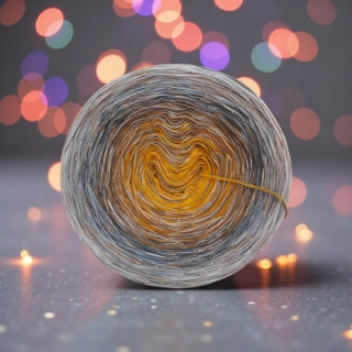 Duhové klubíčko Daisy ART 3+3nitka (s lurexem, viskózou a bavlnou)