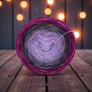 Duhové klubíčko Daisy RainbowART 3nitka + bavlněná duhová nitka