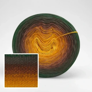 Podzimní duhové klubíčko Daisy ART