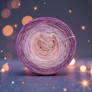 Duhová příze Daisy RainbowART 3nitka + bavlněná duhová nitka