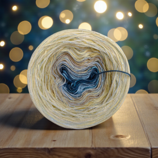 Klubíčko Daisy LUNART 3+1 nitka - 600 m (prodlužující se úseky) s lurexem