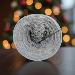 Klubíčko Daisy ART 3nitka (prodlužující se úseky) s lurexem