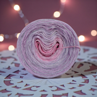 Klubíčko Daisy ART 3nitka (prodlužující se úseky) s lurexem