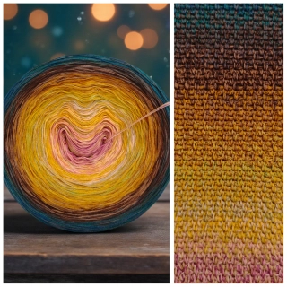 Duhové klubíčko Daisy MONET 4nitka 