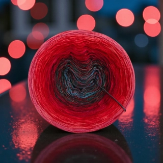 Duhové klubíčko Daisy LunART 3nitka + lurex