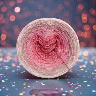 Klubíčko Daisy RainbowART 3nitka + bavlněná duhová nitka