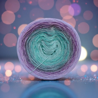 Třpytivé barevné klubíčko Daisy LunART 3nitka + lurex