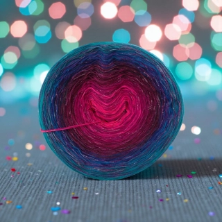 Klubíčko Daisy LunART 3nitka + lurex