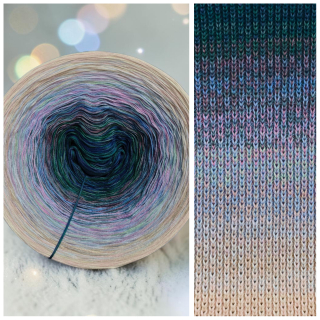 Duhové klubíčko Daisy MONET 4nitka 
