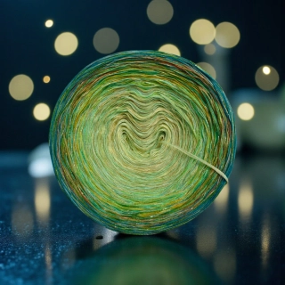 Duhové klubíčko Daisy MONET 4nitka s lurexem