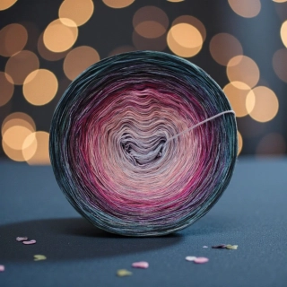 Duhové klubíčko Daisy MONET 4nitka s lurexem