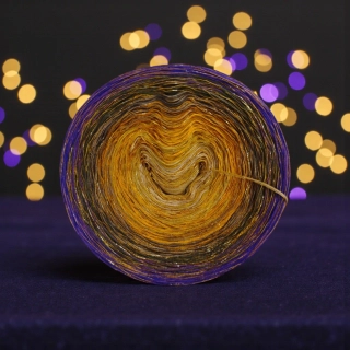 Duhové klubíčko Daisy LunART 3nitka + lurex