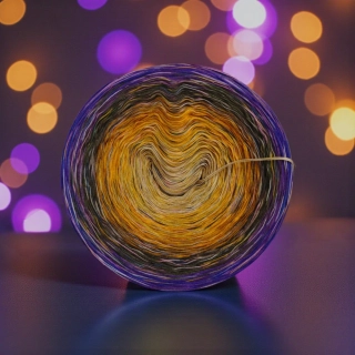 Klubíčko Daisy RainbowART 3nitka + bavlněná duhová nitka