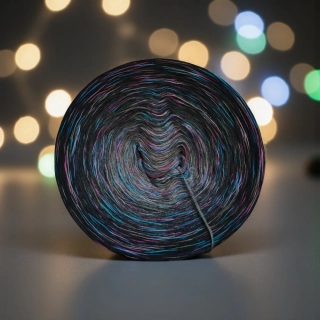 Klubíčko Daisy RainbowART 3nitka + bavlněná duhová nitka