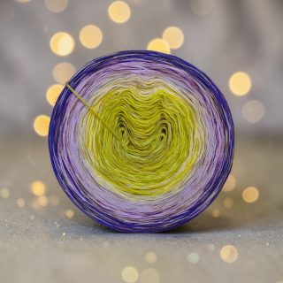 Klubíčko Daisy RainbowART 3nitka + bavlněná duhová nitka
