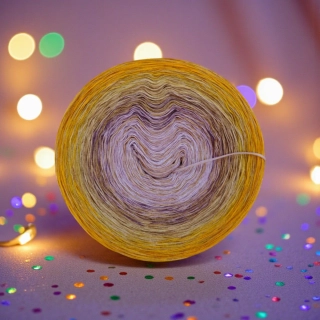 Duhové klubíčko Daisy GlossART 3nitka + viskóza