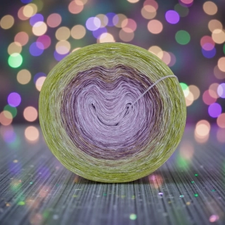 Duhové klubko Daisy LunART 3nitka + lurex