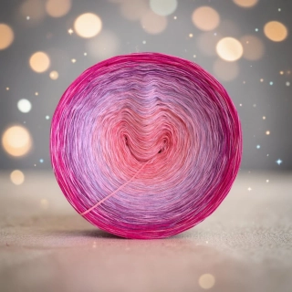 Barevné klubíčko Daisy GlossART 3nitka + viskóza