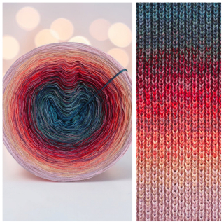 Duhové klubíčko Daisy MONET 4nitka 