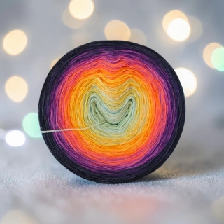 Duhové klubíčko Daisy ART na šátek