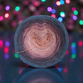 Duhové klubko Daisy LunART 3nitka + lurex