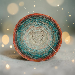 Duhové klubíčko Daisy MONET 4nitka s lurexem