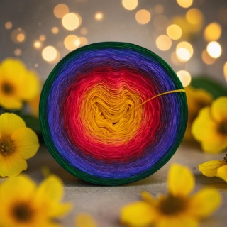 Klubíčko Daisy ART LIMITED 3nitka - 2000 m, poslední barva dvojnásobný návin ~ PRODEJ POUZE DNES