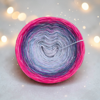 Duhové klubíčko Daisy MONET 4nitka s lurexem