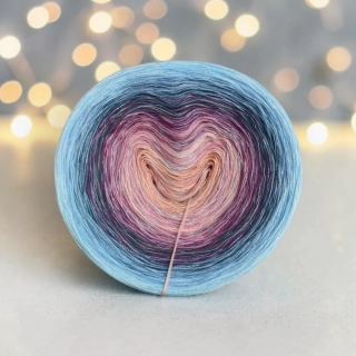 Duhové klubko Daisy LunART 3nitka + lurex