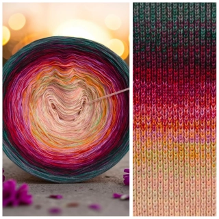 Duhové klubíčko Daisy MONET 4nitka 