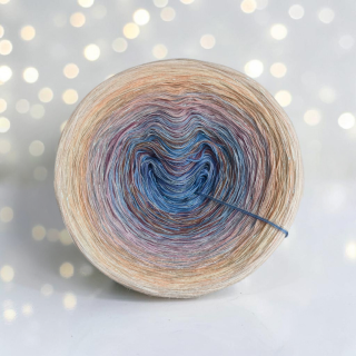 Duhové klubíčko Daisy MONET 4nitka - 1500 m s lurexem